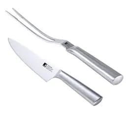 Набір ніж та виделка для м'яса Bergner Bbq lovers 2 предмети (BG-40220-MM) - мініатюра 4