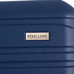 Валіза Semi Line 28 дюймів на 4 колесах ABS-пластик кодовий замок Розширювальний клапан +20% об'єм 101/121 л темно-синій - мініатюра 7