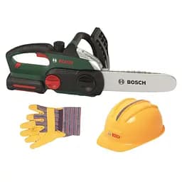 Дитячий набір майстра: ланцюгова пила, шолом, рукавички Bosch (8456) - мініатюра 2