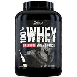Сироватковий протеїн Nutrex Research 100% Whey Protein, 2.2 кг для нарощування м'язової маси - Ваніль