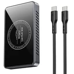 Адаптер WIWU Wi-CP004 Play box car wireless CarPlay iOS + Android Black - мініатюра 7