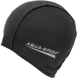 Шапочка для плавання Aqua Speed Polyester Cap Чорний (1000-091-07)