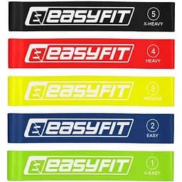 Резинки для фитнеса EasyFit набор 5 шт