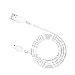 Кабель HOCO X37 USB to Micro 2.4A, 1m, PVC, PVC connectors, White