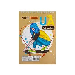 Блокнот А5 "Патриотический" Апельсин АП-1905-2, 40 листов, пружина сверху