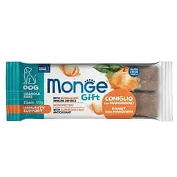 Лакомство для собак Monge Gift Dog Immunity support кролик с мандарином,120 г (70085908)