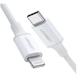 Дата кабель USB-C to Lightning 2.0m US1713A Nickel Plating ABS Shell White Ugreen (60749)