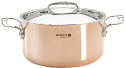 Кастрюля с крышкой De Buyer, индукция, 28 см, 8 л (6242.28)