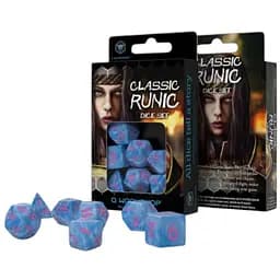 Набор кубиков Classic Runic Glacier & pink Dice Set , 7 шт. (SCLR2G)