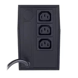 ДБЖ PowerCom RPT-1000A IEC Black, 1000VA, 600W, лінійно-інтерактивний, AVR, 3 розетки (IEC), батарея 12В/9Ач x 1 шт - мініатюра 3