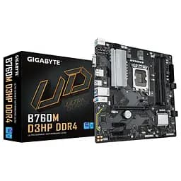 Материнська плата Gigabyte B760M D3HP DDR4 s1700 b760 4xDDR4 M.2 HDMI DP D-Sub mATX - мініатюра 4