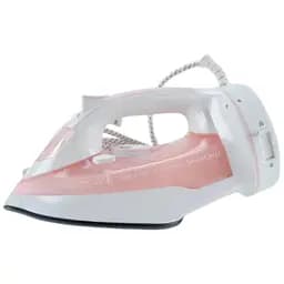 Беспроводной паровой утюг Silver Crest SDBK 2400 F5 керамическая подошва горизонтальная и вертикальная пара 1 шт. персиковый (28110-IS)