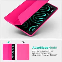 Чохол-книжка ArmorStandart Smart Fold Pen для Apple iPad 11 2025 [A16] / 10.9 2024 / 2022 Rose Red [ARM74945] [133702] - мініатюра 7