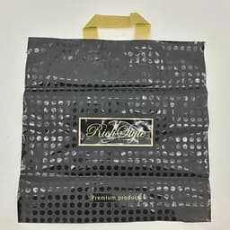 Пакет із петльовою ручкою 40*40 Горох чорний (25 шт.)