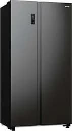 Холодильник Gorenje,SBS 179х67х92см 2 двері 353 (191) л А++ NF+ диспенсер генератор льоду чорний (NRR9185EABXLWD) - мініатюра 2