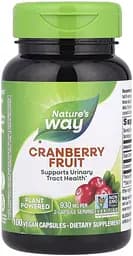 Клюква Nature's Way Cranberry, 100 капсул для поддержки мочевыводящих путей