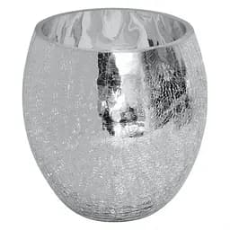 Ваза Бочонок зеркальная кракле