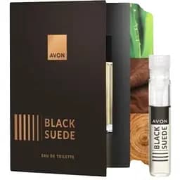 Листівка з пробним зразком туалетної води Avon Black Suede для нього 0.6 мл