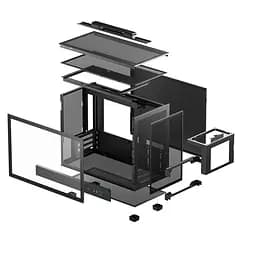 Корпус DeepCool CH160 Plus Black (R-CH160-BKNGM0-G) без БЖ - мініатюра 3