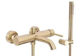 Змішувач для ванни Rea Lungo brushed gold настінний REA-B8010 Золотий