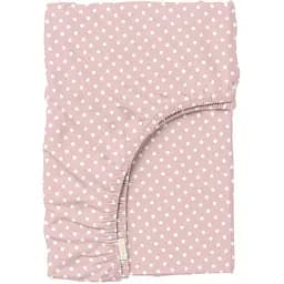 Простирадло Cosas на резинці в дитяче ліжечко 60х120 rose dots, рожевий (ГорохРоз_120)