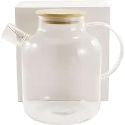 Заварочный чайник стеклянный Interos с бамбуковой крышкой 1.8 л (000033766)