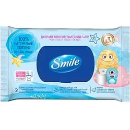 Туалетная бумага Smile Влажная Детская 44 шт. (4823071657005)