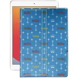 Чохол StatusCASE з екошкіри для планшету Apple iPad 8 10,2 (2020) Фешн блакитний