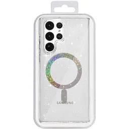 Чохол TPU Eclipse Sparkle Magnetic Fit для Samsung Galaxy S25 Ultra Clear - мініатюра 6