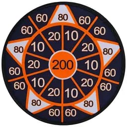 Дартс MR 1066: Липучая мишень для активных игр, черный