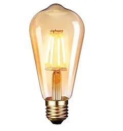 Винтажная LED-лампа 6W ST64 Horoz Electric Filament Rustic Vintage-6