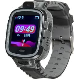 Детские смарт-часы с GPS трекером Gelius Pro GP-PK001 (PRO KID) Black/Silver