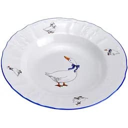Тарілка глибока Thun Bernadotte Гуси 23 см (P1750003JQZ5936B59)