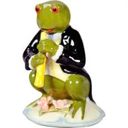 Декоративна фігурка Lefard Жаба з кларнетом 10х7х11 см (461-217)