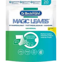 Серветки для прання Dr. Beckmann Magic Leaves універсальні 20 шт. (4008455583013)