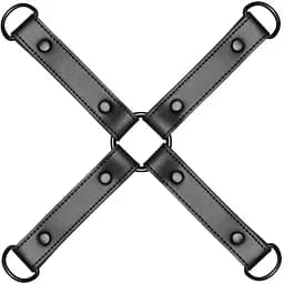 Хрестовина Bedroom Fantasies Hogtie 4 - Way Restraint Cross - Black