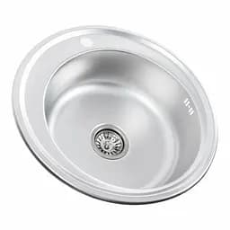 Кухонна мийка з нержавіючої сталі Platinum 510 декор (0,6/170 мм), Decor - мініатюра 5
