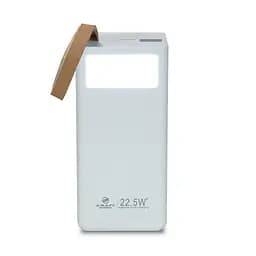 Повербанк 50000mAh Power Bank Kraft TPB-2350 White 22.5W QC3.0 LED-фонарь (43-00038)