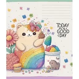 Тетрадь ученическая Anime cats Школярик 012-3238K-3 в клетку 12 листов