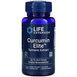 Натуральная добавка Life Extension Curcumin Elite, 30 вегакапсул