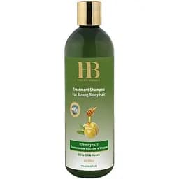 Шампунь укрепляющий для сухих ломких волос H&B (Health and Beauty) с оливковым маслом и медом 400 мл