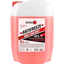 Антифриз Nowax Antifreezee G12+ Red готовий розчин 22 кг (NX22001)