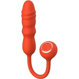 Вибратор Kissen Glitzи 26.8 см красный