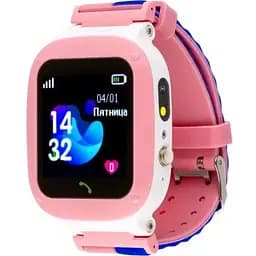 Smart Watch AmiGo GO004 Splashproof Camera+Led Pink UA UCRF