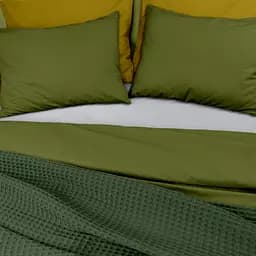 Плед-покривало Cosas Greek Waffle Basil вафельне 160х230 см (Blanket_54Basil_GreekWaffle_160x230) - мініатюра 2