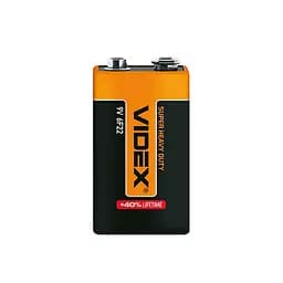 Батарейка крона Videx 6F22/9V Shrink 1 Super Hevy Duty