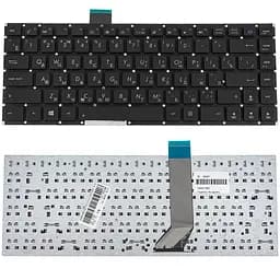 Клавіатура для ноутбука ASUS (S400, S451, X402) rus, black, без фрейма - мініатюра 2