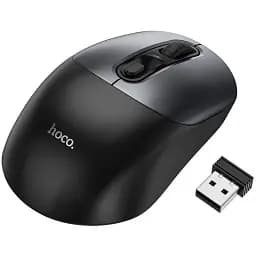 Бездротова миша Hoco GM28 2.4G Business Wireless Mouse Black Metal Grey