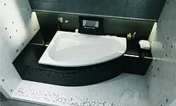 Ванна акрилова Rho Lyra 153x100 права BA6700500000000 - мініатюра 2