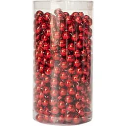 Намисто на ялинку Devilon 12мм х 8м червоний пластик (251901)